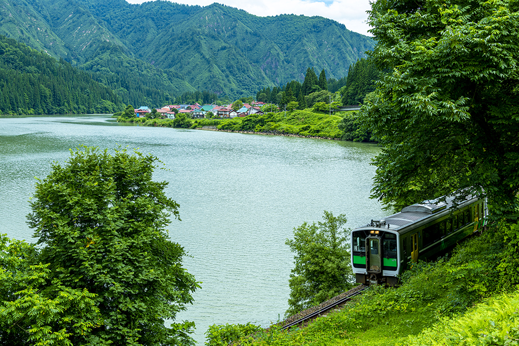 No.18759大志集落 (金山町)(観光フォトライブラリ) 法人・教育・団体・メディアの皆様向け「ふくしまの旅」