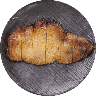 豚ロース肉の会津の味噌漬け焼き