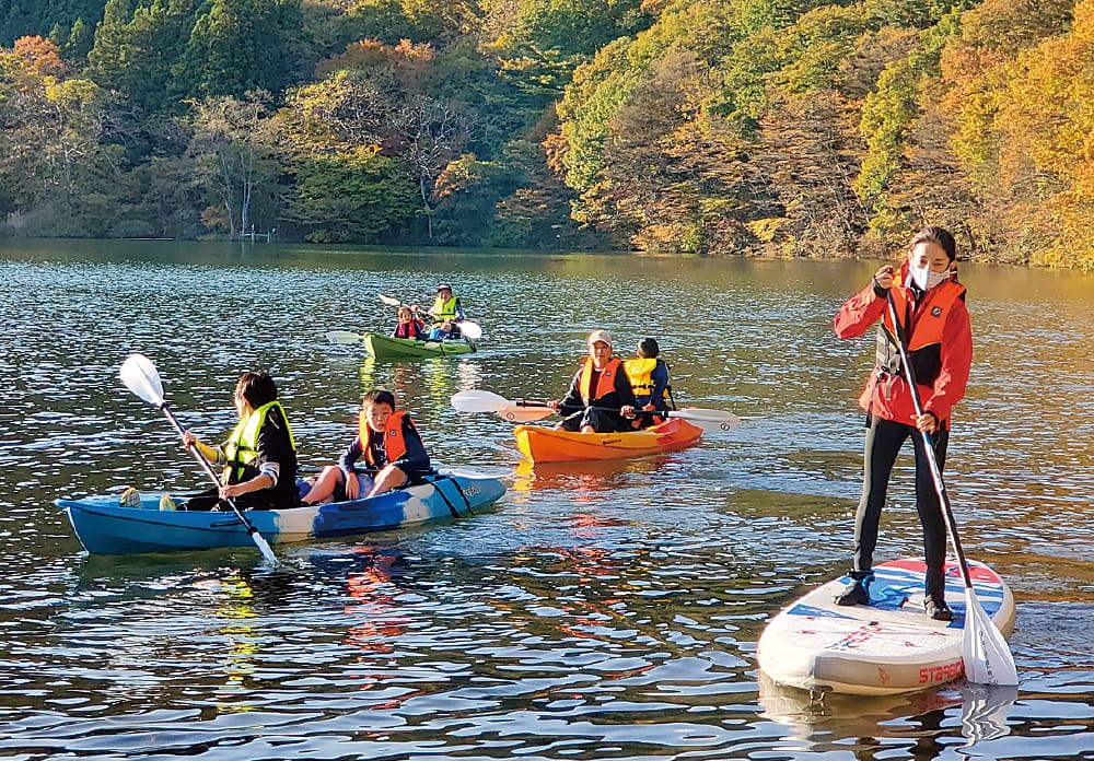 女沼でSUP･カヤック体験