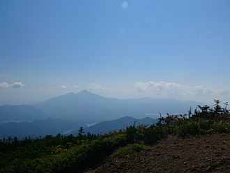 裏磐梯方面と磐梯山