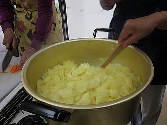 ジャム作りの様子