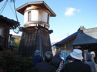 飯坂まち歩きの様子