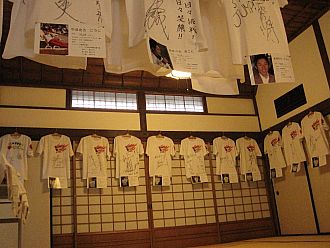 主屋の展示の様子