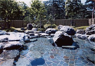 男性用露天風呂