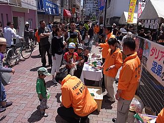 大好評!!ポン菓子が無料でもらえるよ!