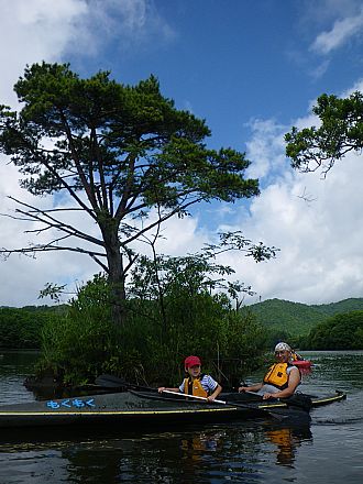 勿論晴れれば笑顔
