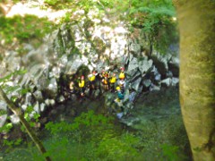 チキンクリフから見下ろす勇者たち