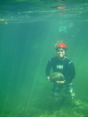 水中ウォーク！