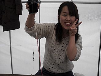 初心者の女性でもこの通り！！