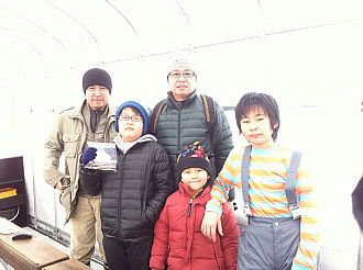 電撃アワセで檜原公魚をナイスキャッチ!!