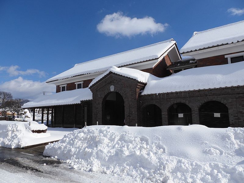 雪の中の美術館（2021.1.31）