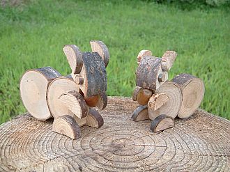 森の工作どんぐり定番「森のリス」！