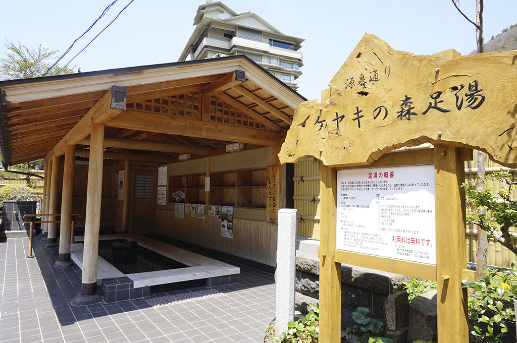 ケヤキの森足湯