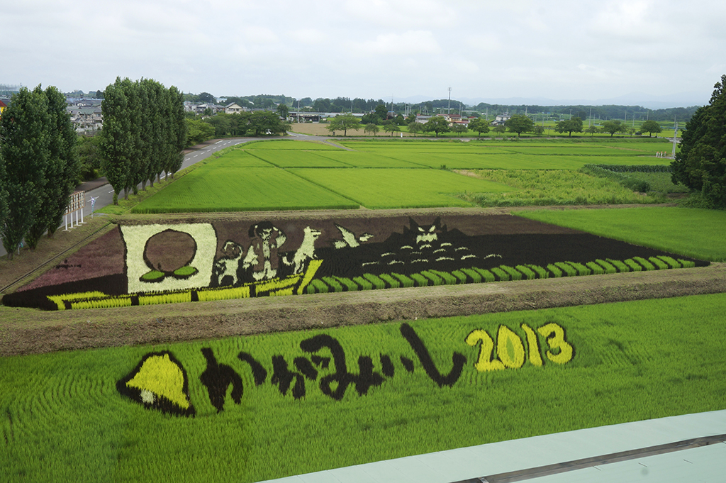 鏡石町田んぼアート