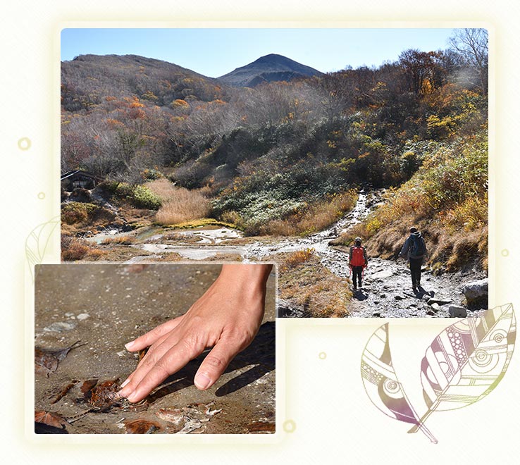 写真：磐梯山 中ノ湯跡